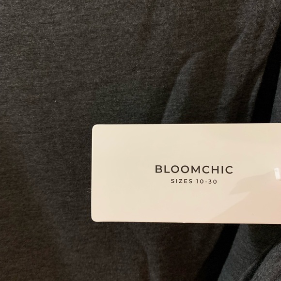 BloomChic Charcoal Hooded Cardigan - Picture 3 of 3